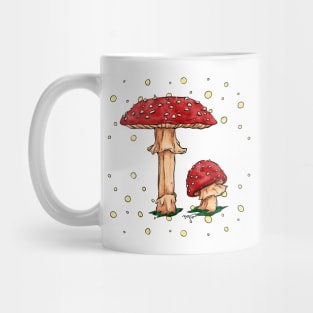 Amanita muscaria mushrooms, red fly agaric Mug